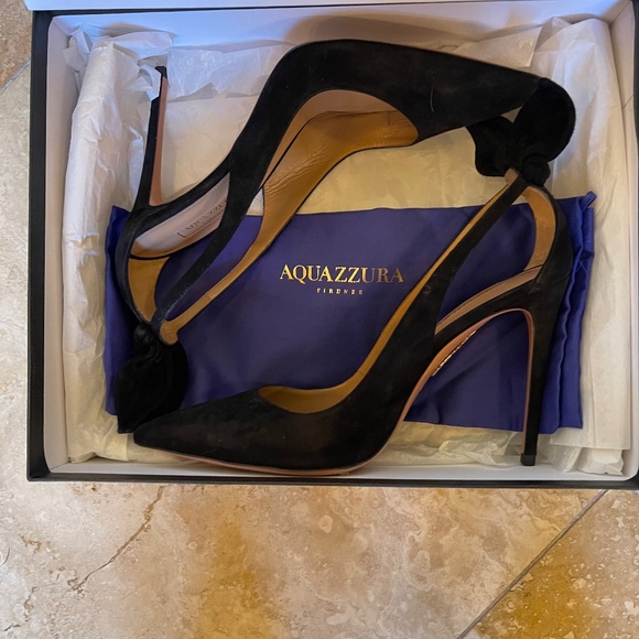 Aquazzura Bow Tie Pump 105 size 38 - Picture 1 of 10